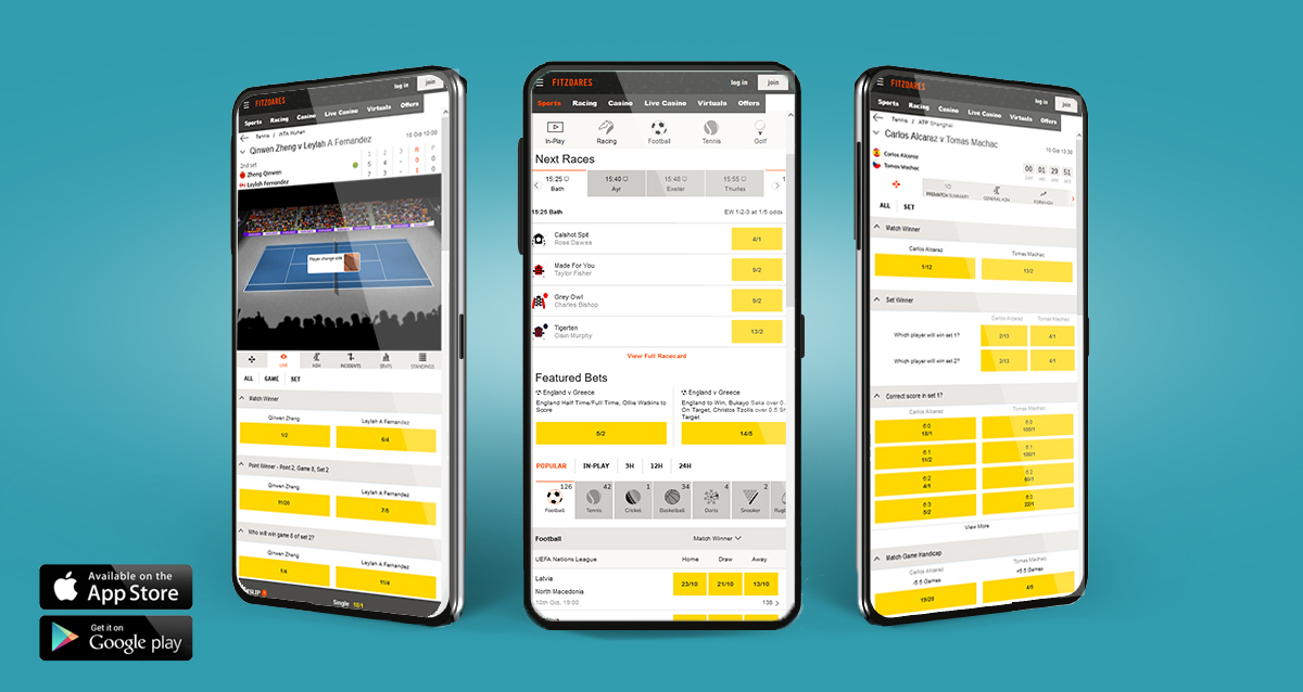 The Fitzdares mobile betting app