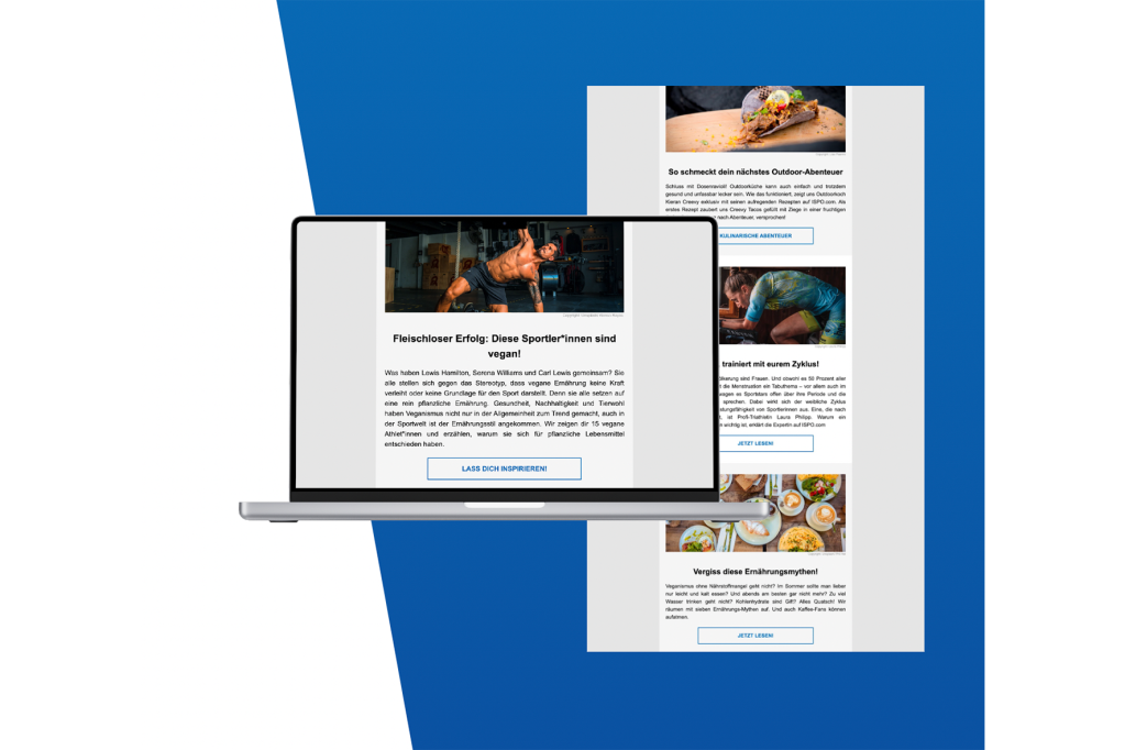 4 options for more reach with the ISPO.com newsletter