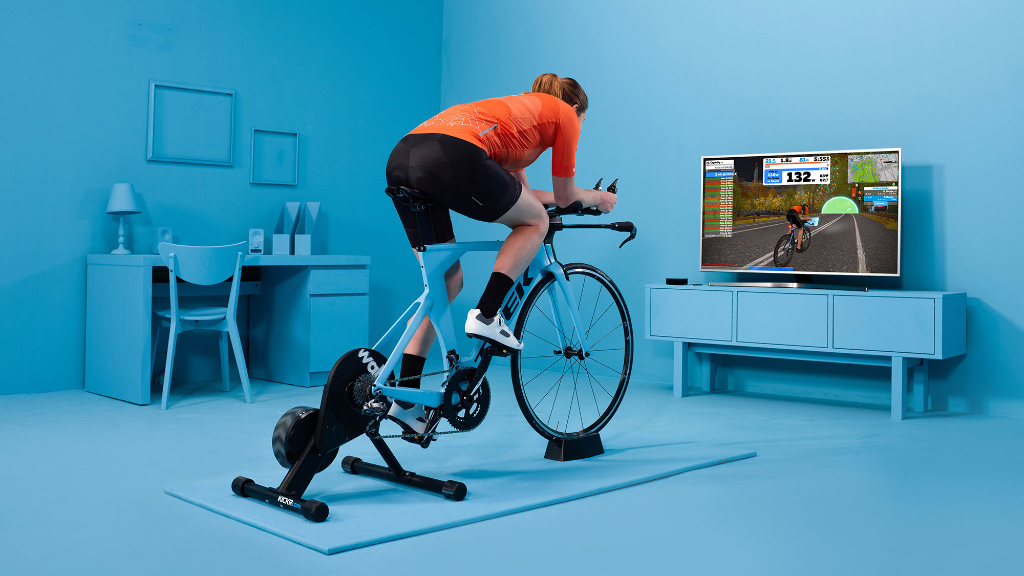 Indoor-Cycling - With Zwift, Garmin and Co. On the Rollers