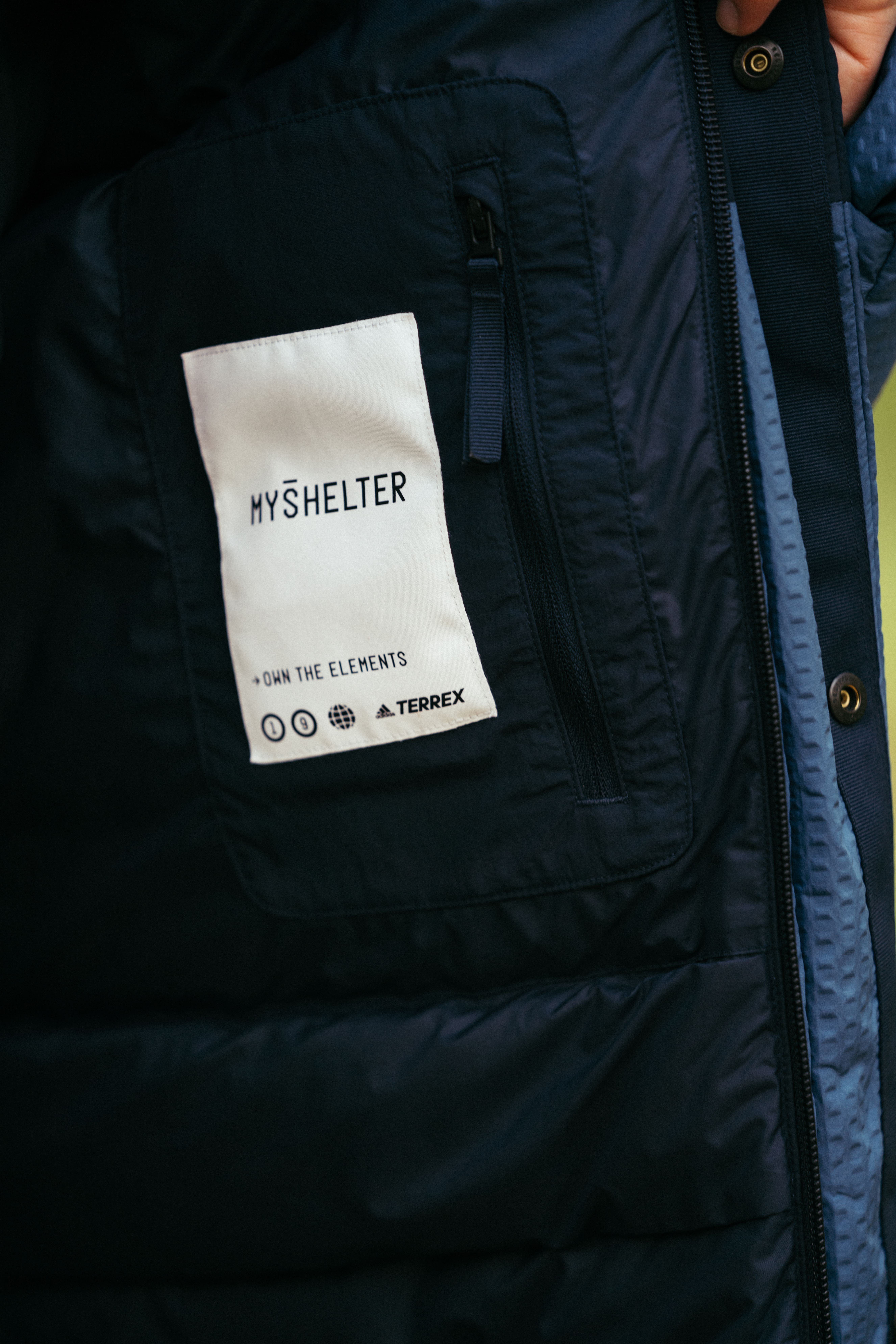 Nominee of the ISPO 2022: Jacket MYSHELTER Award from The City COLD.RDY Adidas