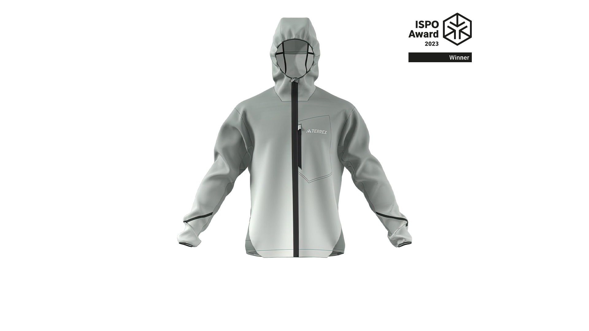 The Xperior Light Windweave Jacket has ISPO Adidas Award Terrex 2023 the won from