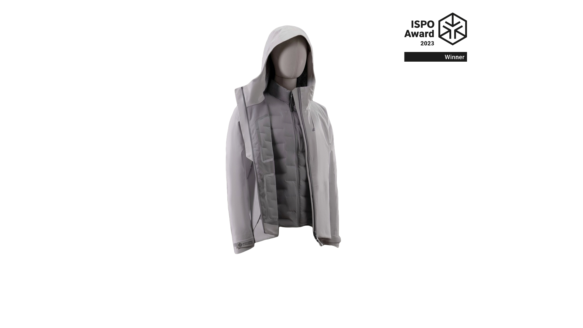 The Lightweight 2 Pieces Down Jacket by Bosideng has won the ISPO Award 2023