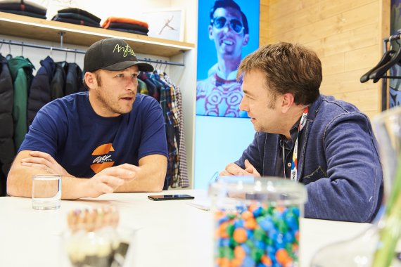 "I don't miss racing for one second": Olympic ski champion Bode Miller, co-owner of the US outdoor company Aztech, talking to ISPO.com editor-in-chief Gunnar Jans.