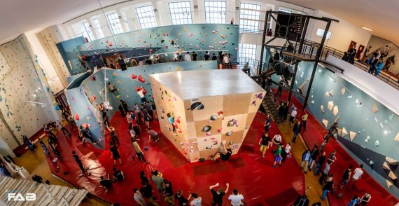 Panorama der Bouldergarten boulderhalle