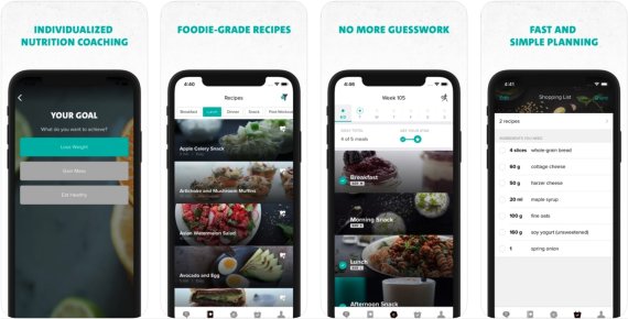 Freeletics Nutrition Fitness App Screenshots