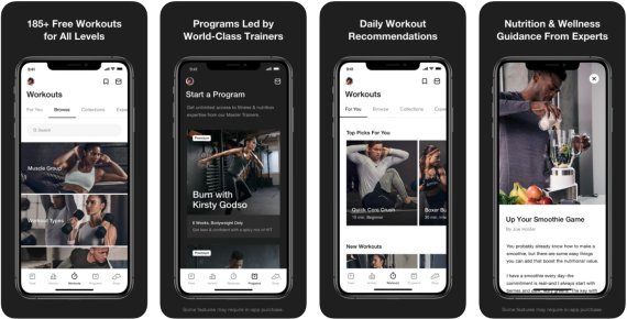 Nike Training Club Fitness App Screenshots