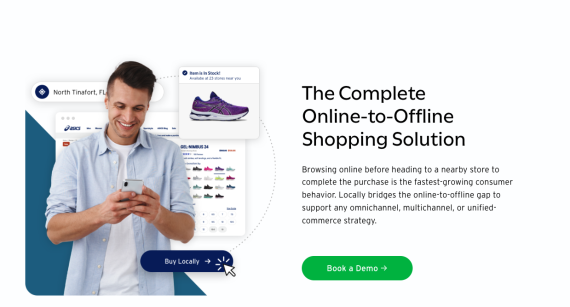 111824_Locally – Schnittstelle zwischen Online- und Offline-Einkauf_Brands  Screenshot Webseite Locally