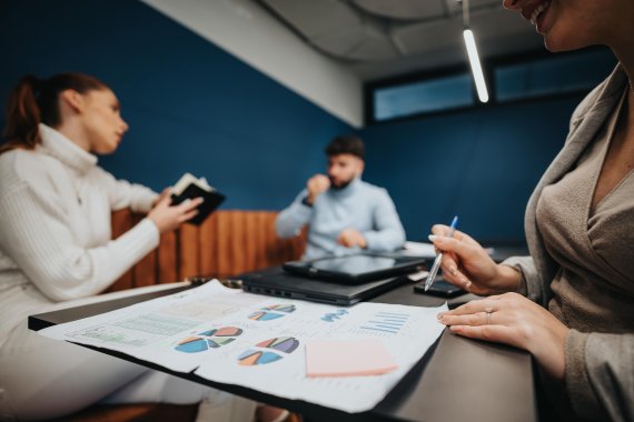 People in a meeting