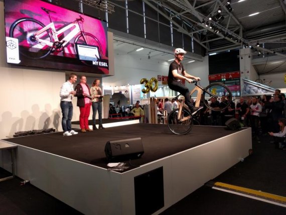 At ISPO Brandnew 2018, the start-up My Esel was awarded the "Overall Winner" prize for customized, sustainably produced bicycles.