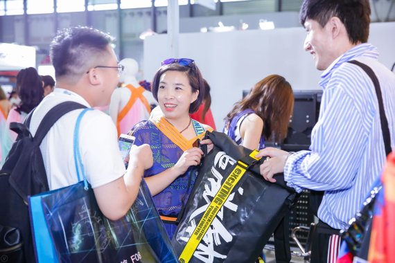 Visitors at ISPO Shanghai