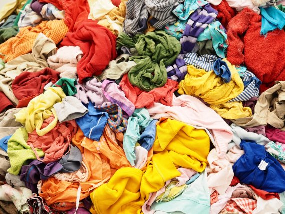 Garments are diverted from landfill using the Worn Again process.