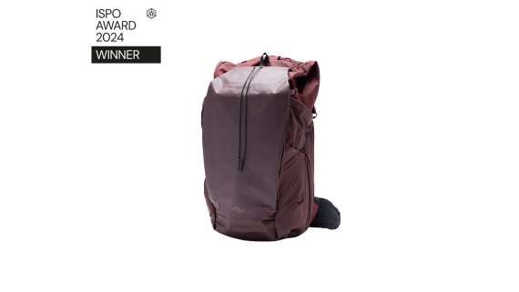 Rucksack mit Award Winner Titel