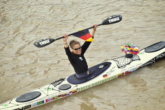 It’s done: Freya Hoffmeister becomes the first person to kayak around South America.