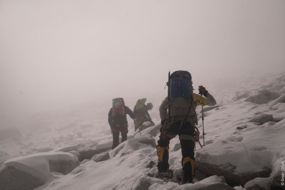 "I overestimated our team", says Mark Jenkins about the North-Face-expedition.