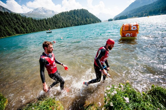 Statt von Insel zu Insel geht es im Schweizer Engadin von Bergsee zu Bergsee.