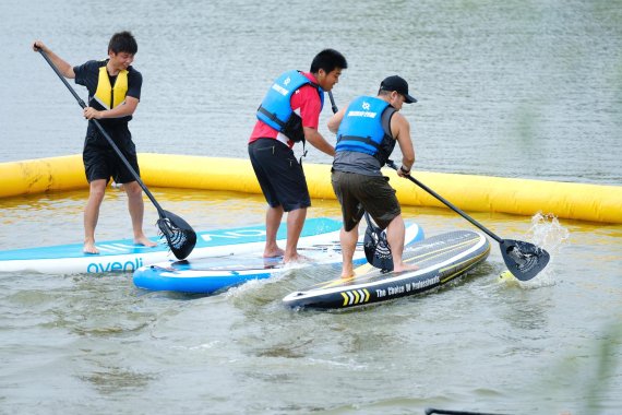 ISPO Open Demo Day transforms stand-up paddling into a team sport.