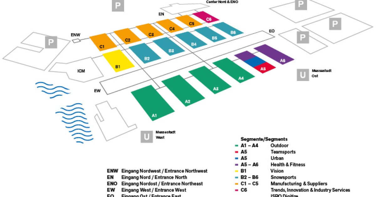 ISPO Munich Hallenplan & Übersicht