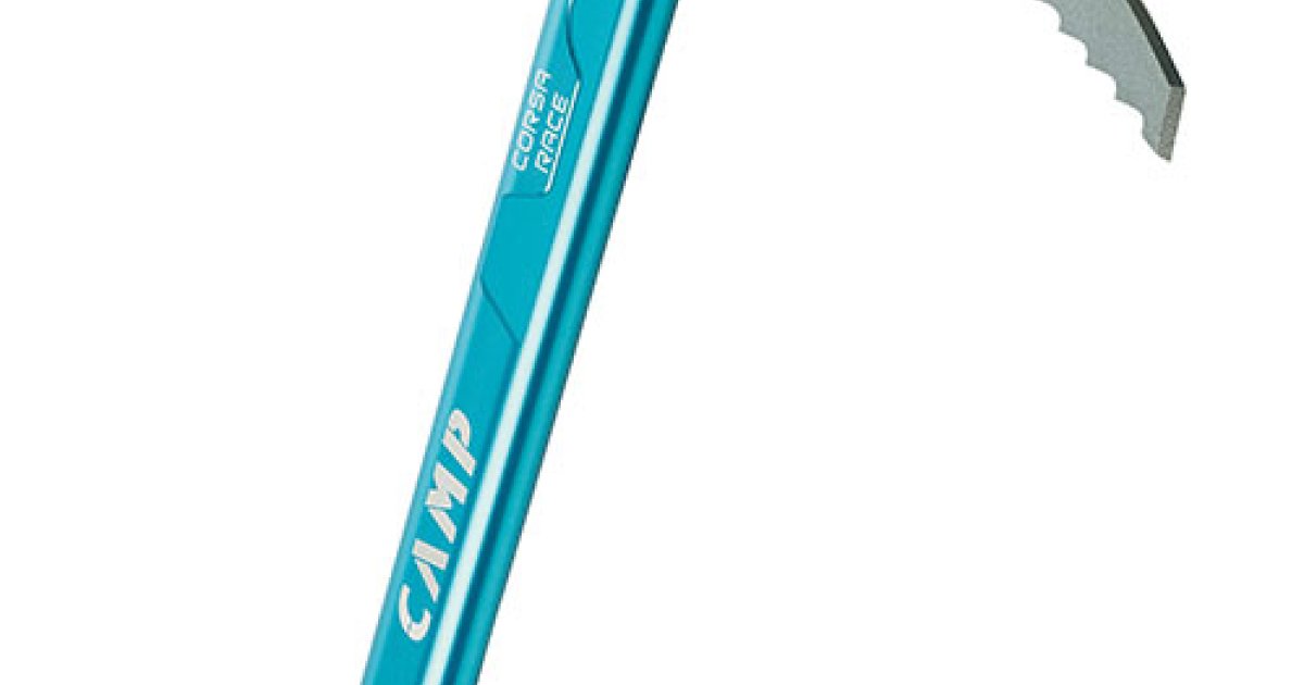 CAMP Corsa Race ice axe is very light for ski mountaineering & winter tours