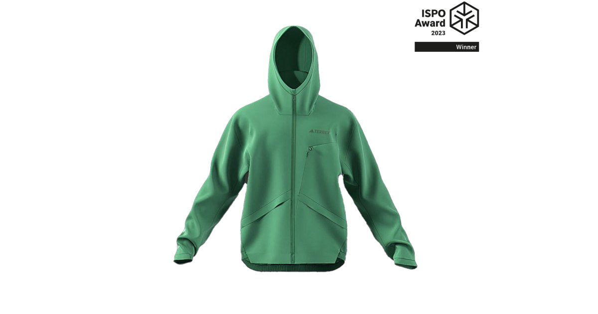 La chaqueta Xploric Wind Jacket de Adidas Terrex ha ganado el Premio ISPO 2023