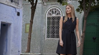 Credit: Royal Robbins With the Spotless Traveller Dress in black, you can spend your day in style.