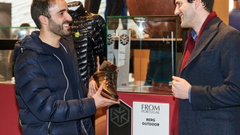 Credit: Messe München GmbH The Sordo boat from Berg Outdoor became Product of the Year in the Urban segment. This shoe is completely biodegradable.