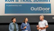 Constanze Fuchs, Lena Haushoer, Urs Weber au Run & Trail Summit