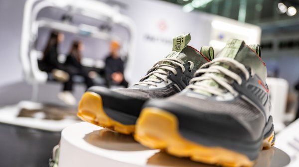 Outdoor trail running shoes at ISPO 2024