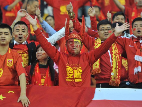 Soccer may be gaining ground in China, but in contrast to Germany, it’s still far from the most popular sport.