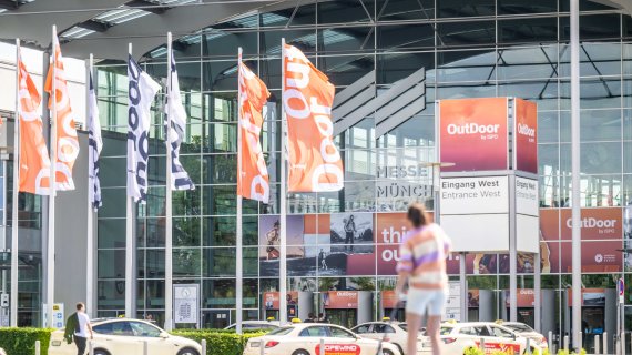 View of the Munich OutDoor trade show