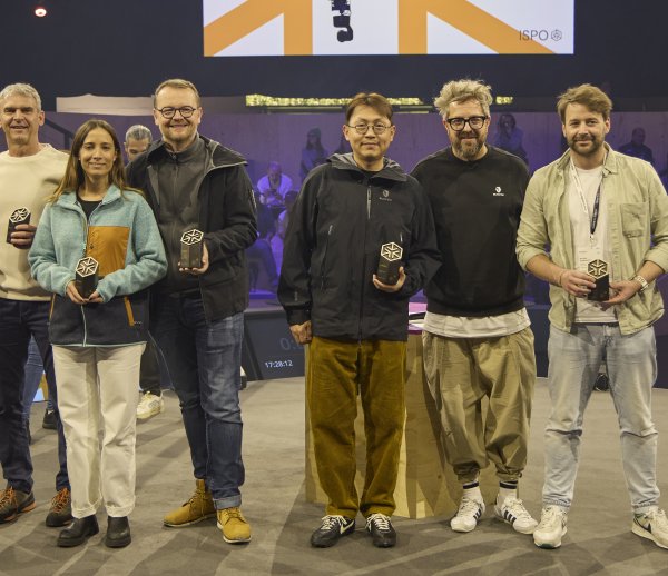 Awardees standing on stage at the ISPO Munich 2024 Award Gathering